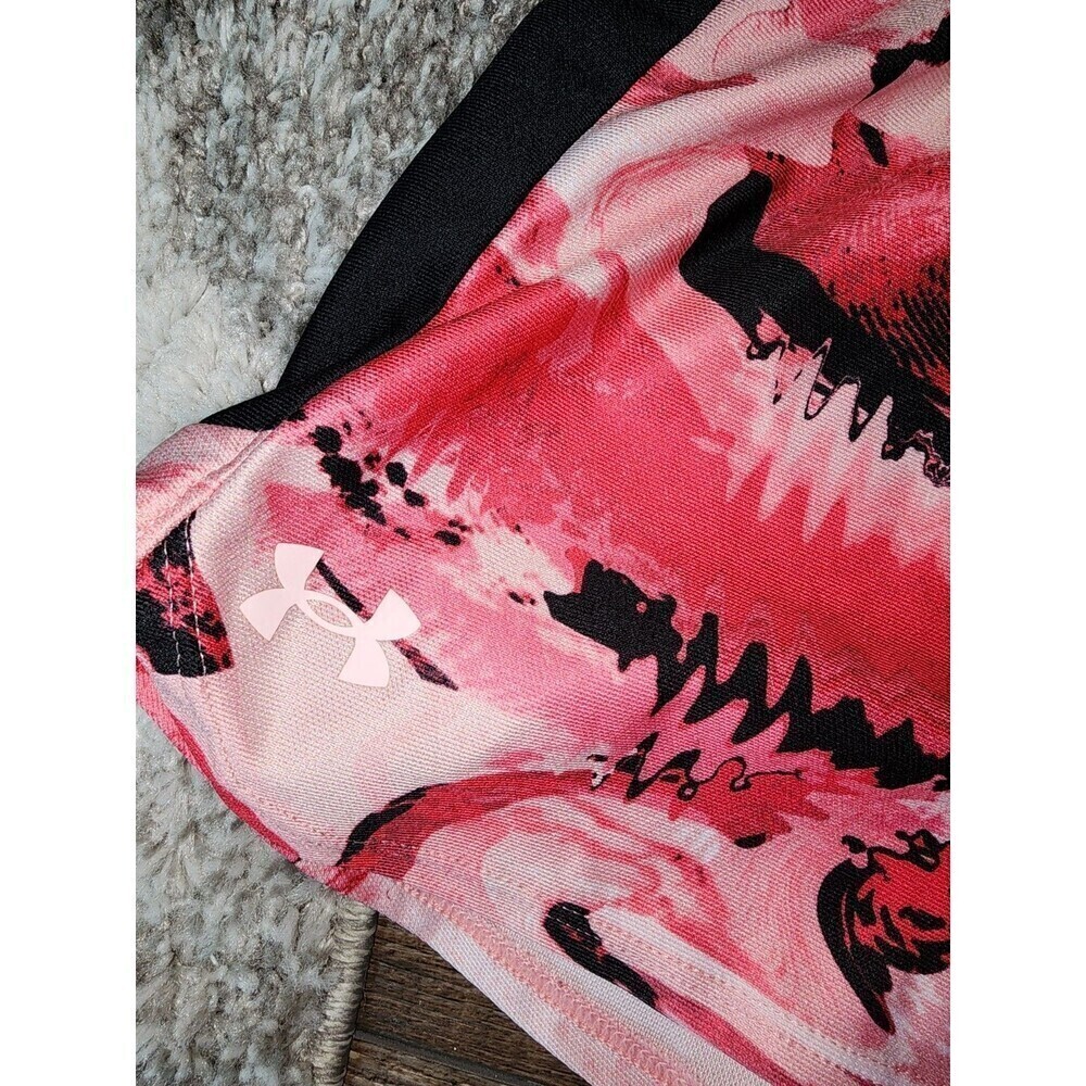 Under Armour Play Up Printed Shorts Girls Youth Size YXL Pink Athletic - Picture 5 of 7